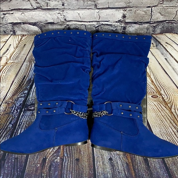 YOKI ROYAL BLUE TRISHA BOOT - Picture 2 of 5